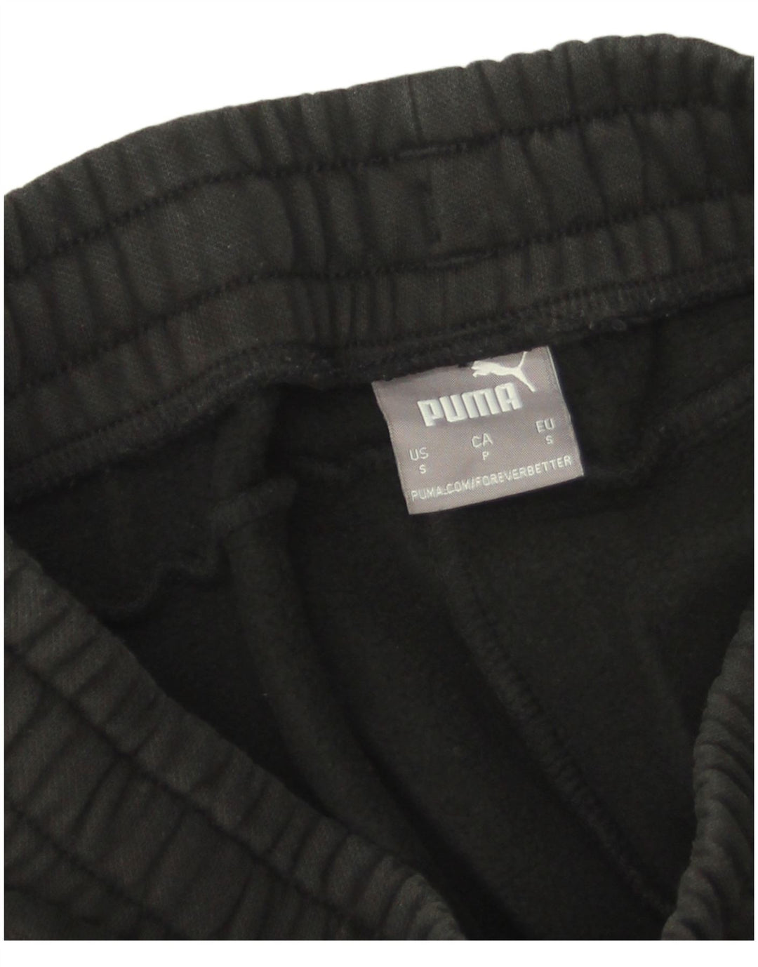 Puma Mens Tracksuit Trousers Joggers Small  Black Cotton