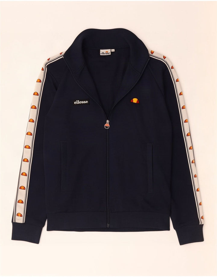 Jachetă de top pentru trening cu grafică pentru bărbați Ellesse, albastru mediu, color block