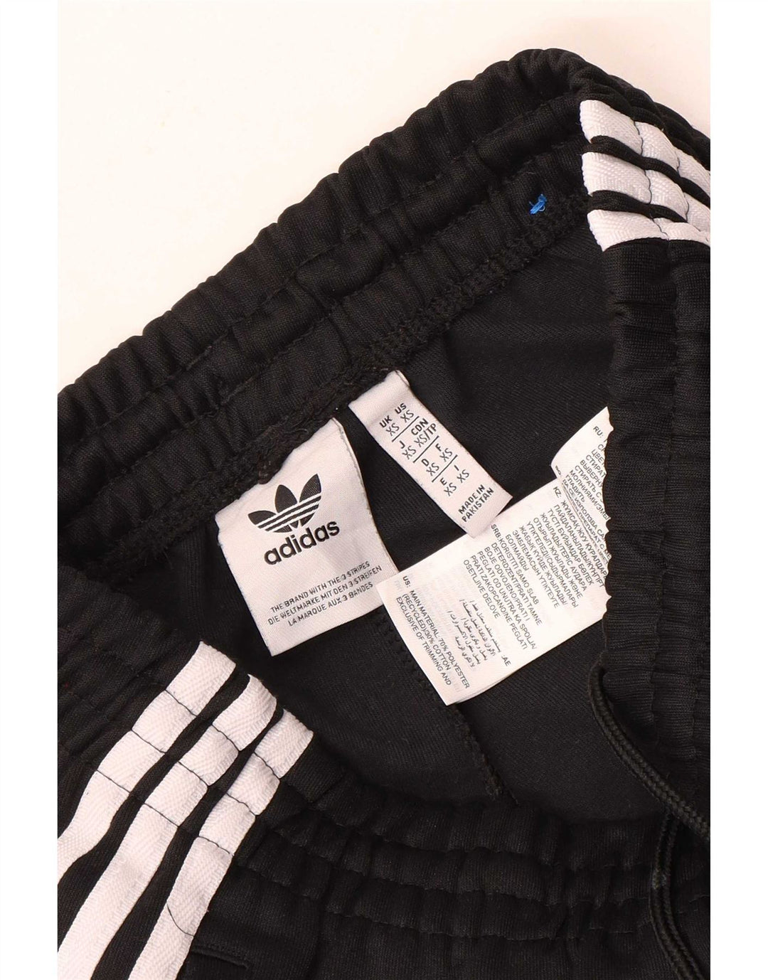 Adidas Mens Tracksuit Trousers Joggers XS Black Polyester
