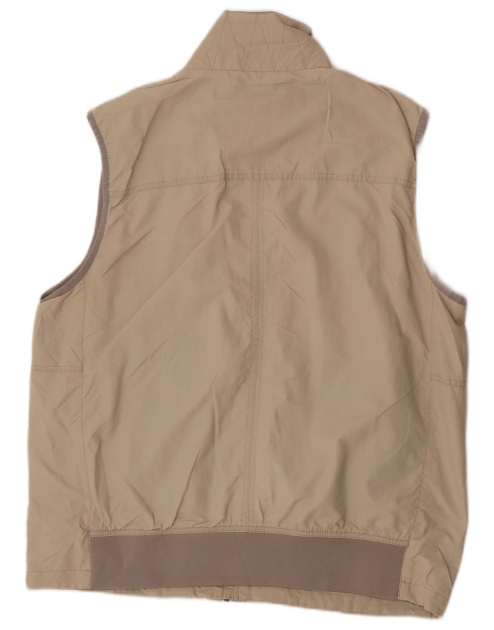 Marks & Spencer Mens Blue Harbour Utility Gilet UK 40 Large Beige