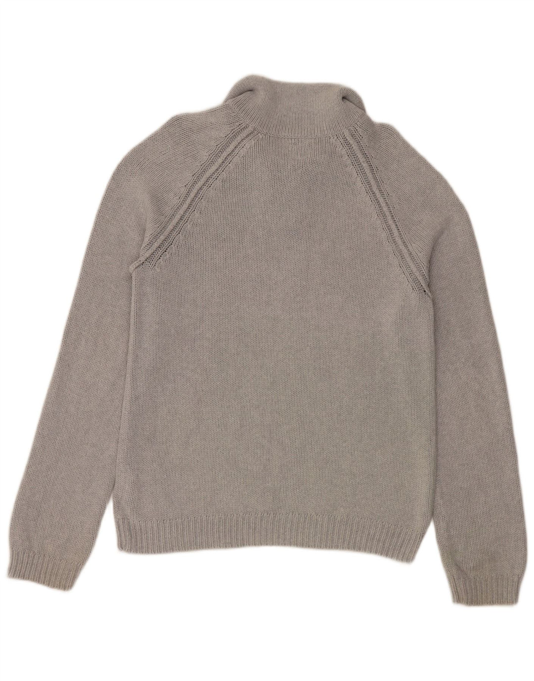 Gap Herren-Pullover mit Reißverschluss, XL, graue Baumwolle