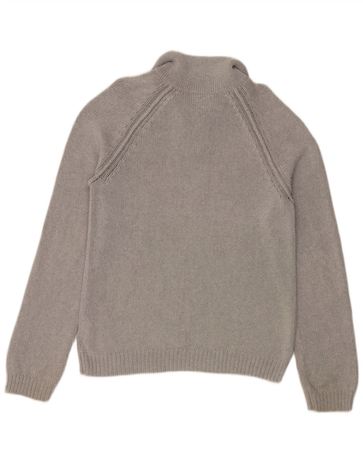 Gap Herren-Pullover mit Reißverschluss, XL, graue Baumwolle