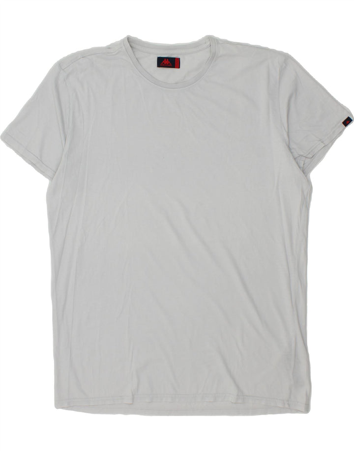 KAPPA Mens T-Shirt Top 2XL Grey Cotton Vintage Kappa and Second-Hand Kappa from Messina Hembry 