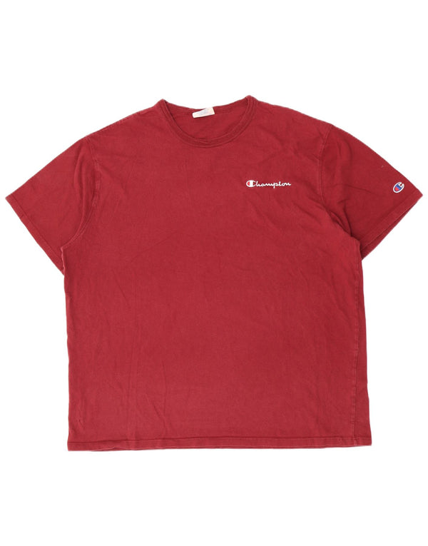 Champion Heritage T-Shirt Top 2XL Bourgogne bomuld