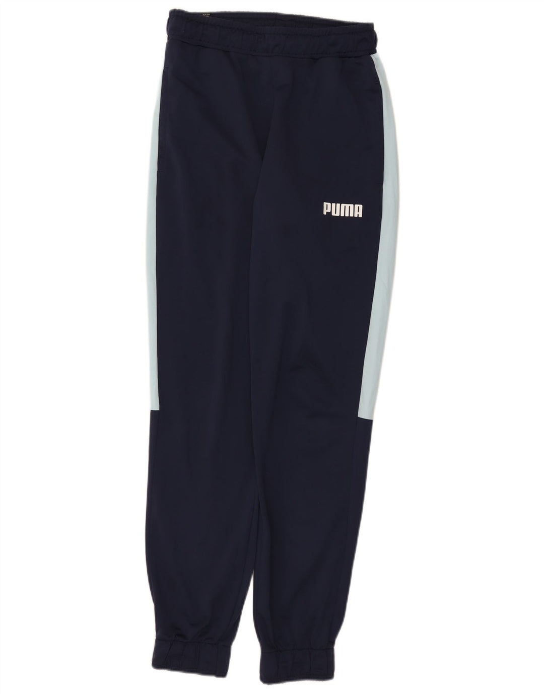 Puma Pantalon de survêtement pour homme Taille S Bleu marine Colorblock Polyester