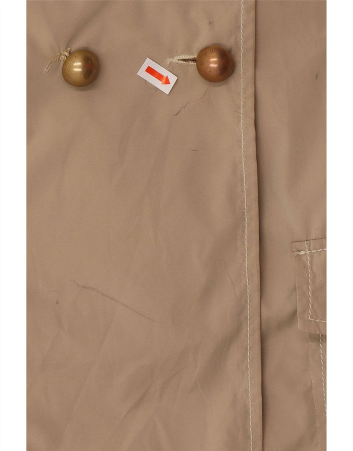 MONCLER Girls Trench Coat 13-14 Years Beige Polyester Classic