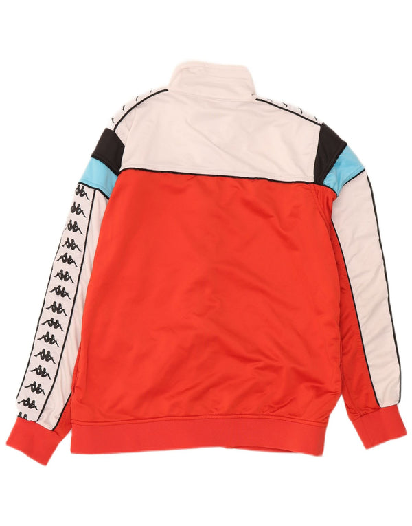 Giacca da ginnastica da donna con grafica Kappa UK 16 Large Rosso Colourblock