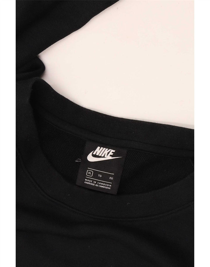 Nike Mens Graphic Sweatshirt Jumper XL Black
