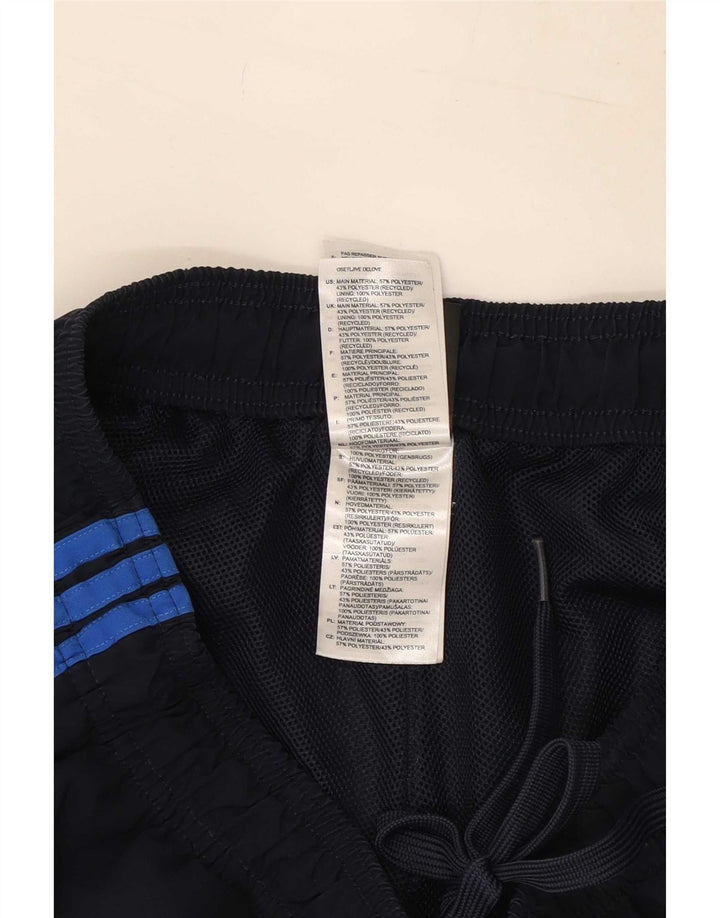 Adidas Mens Sport Shorts Large Navy Blue Polyester