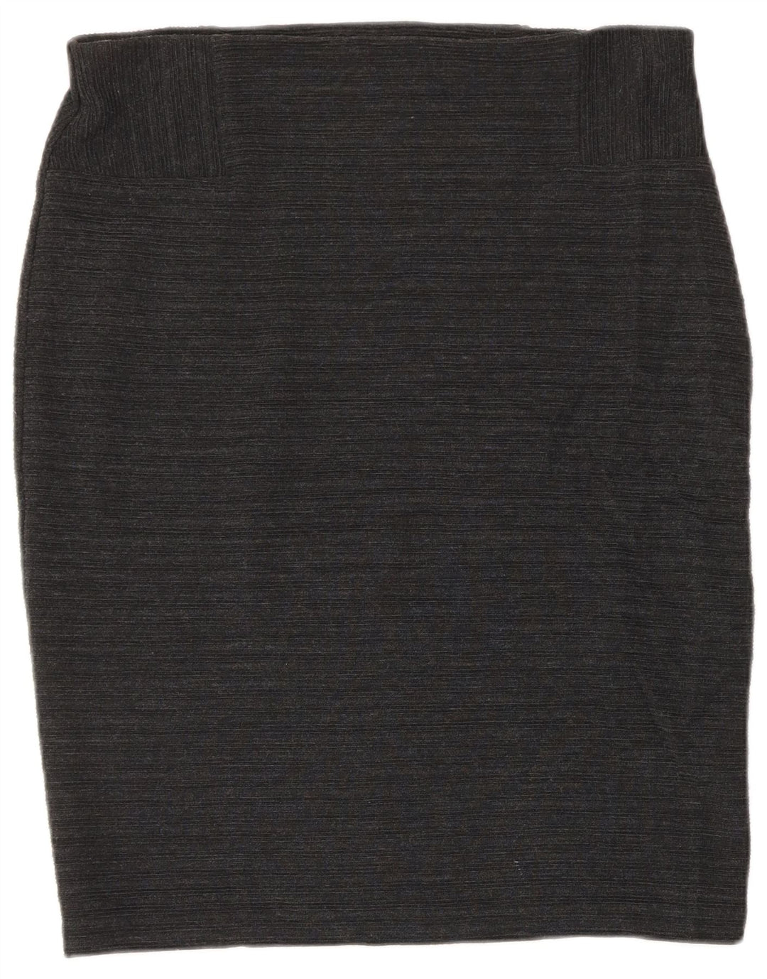 MARKS & SPENCER Womens Pencil Skirt UK 12 Medium W32  Grey Pinstripe