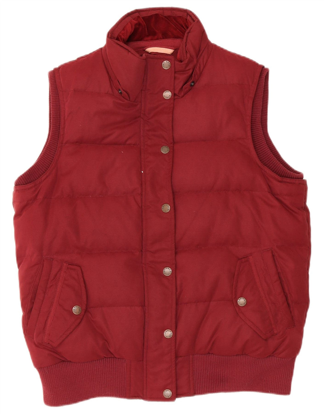 Gilet imbottito da donna Fat Face UK 14 Large Poliestere marrone