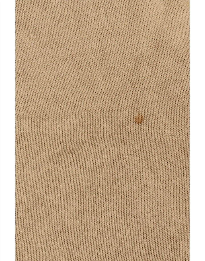 Trussardi Herre V-hals sweater Stor Beige Bomuld
