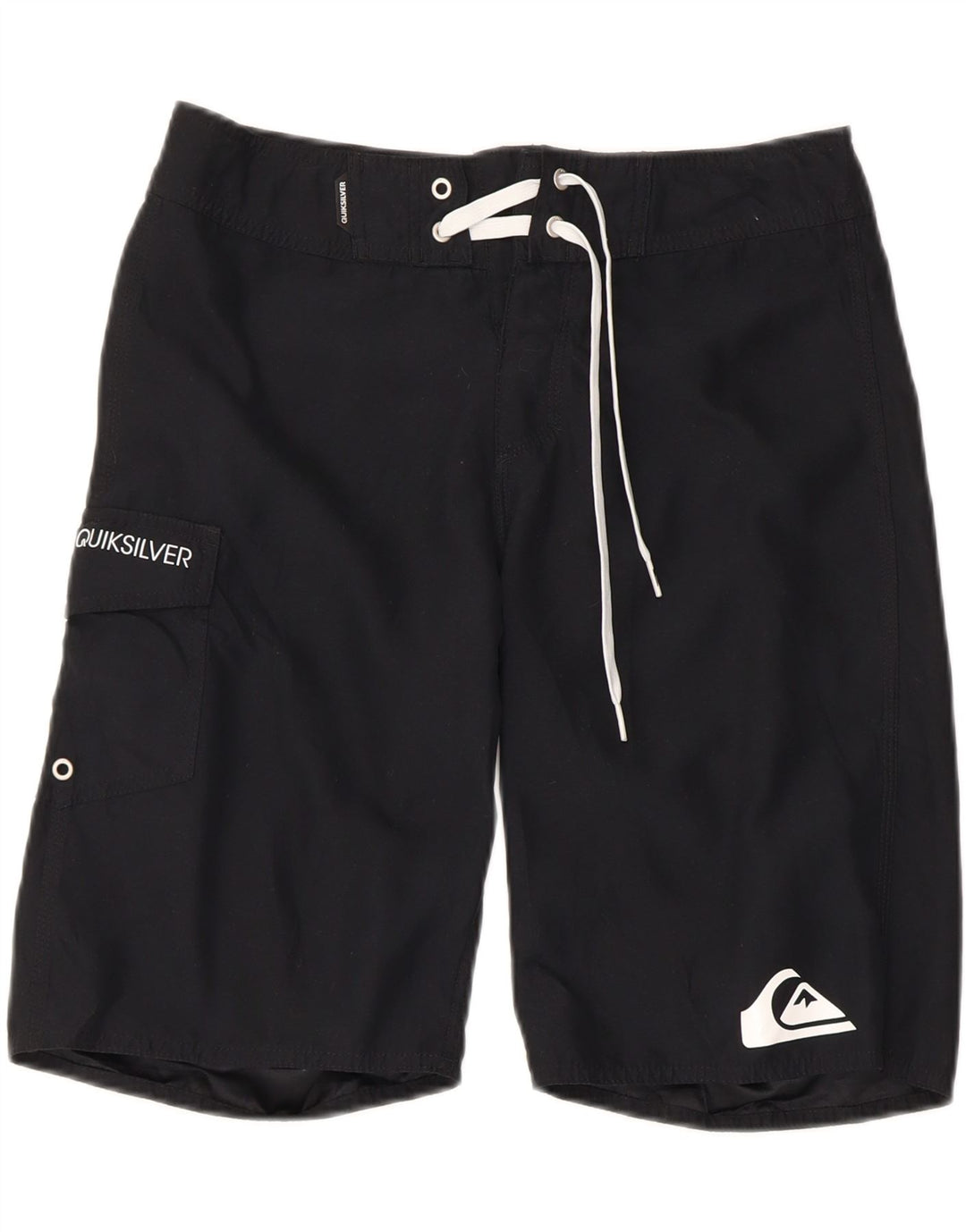 Quiksilver Herren Badeshorts mit Grafik, Größe S, Schwarz, Polyester