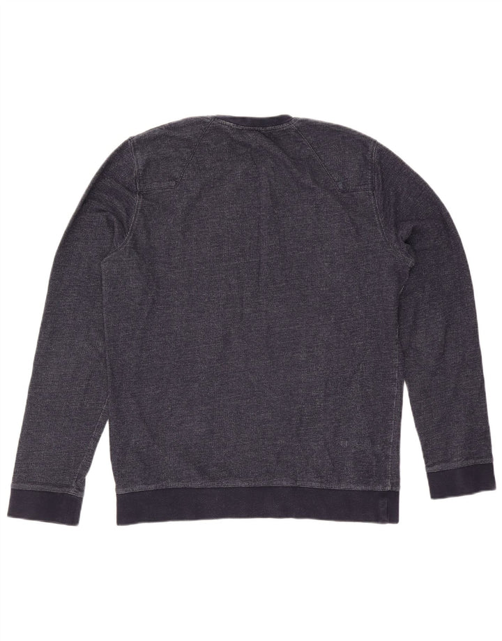 Calvin Klein Jeans Felpa grafica da uomo Maglione medio blu navy