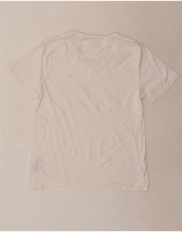 T-shirt da uomo Tommy Hilfiger Top in cotone bianco medio