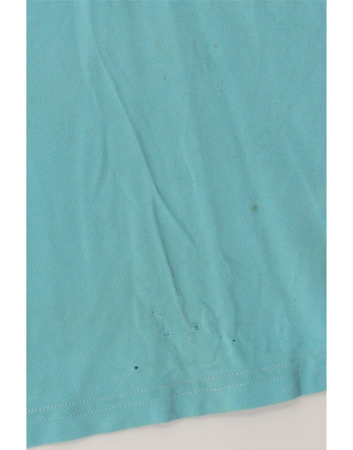 Murphy & Nye Dame Polo Shirt UK 12 Mellem blå stribet bomuld