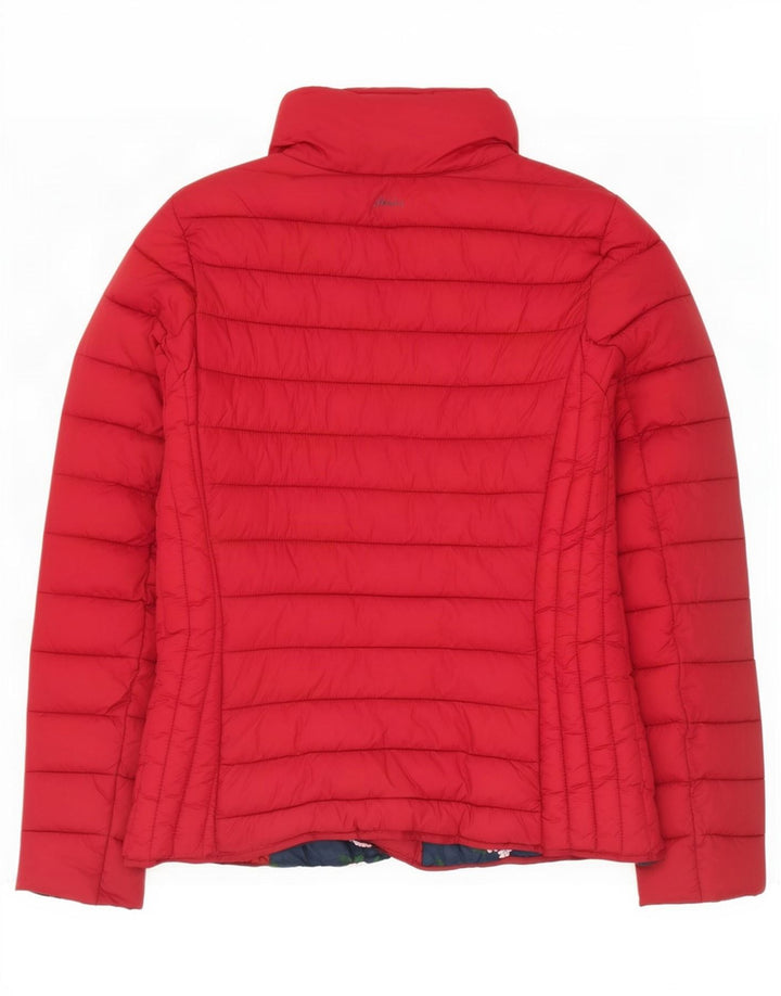 Giacca imbottita da donna Joules UK 8 Small rossa in poliammide