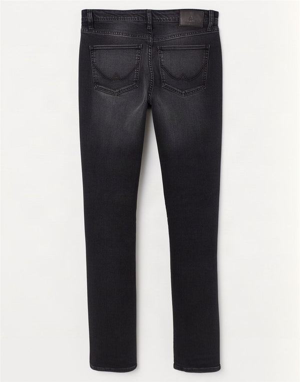 Superdry Herre Corporal Slim Jeans W32 L34 sort bomuld