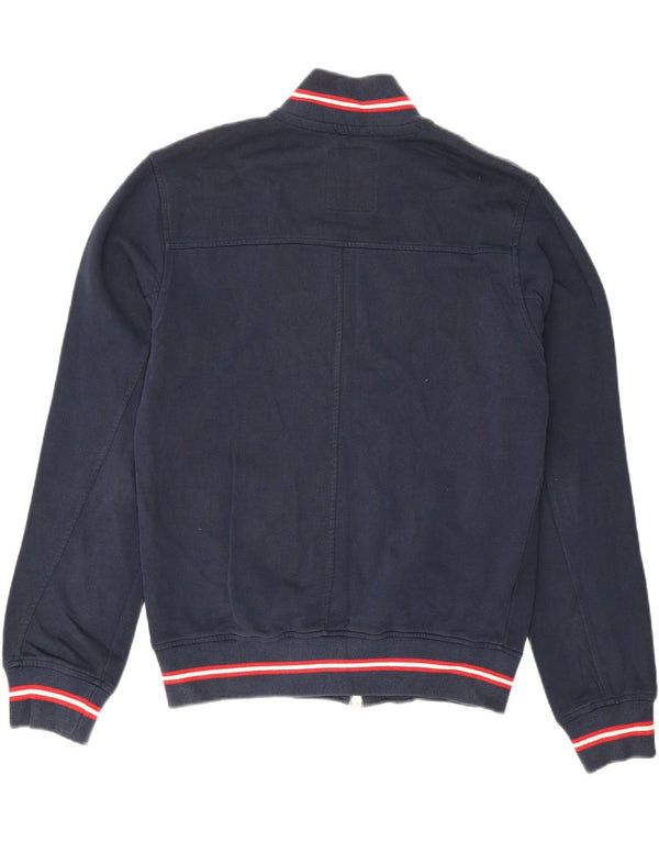 Sundek Veste de survêtement pour homme en coton bleu marine Taille L