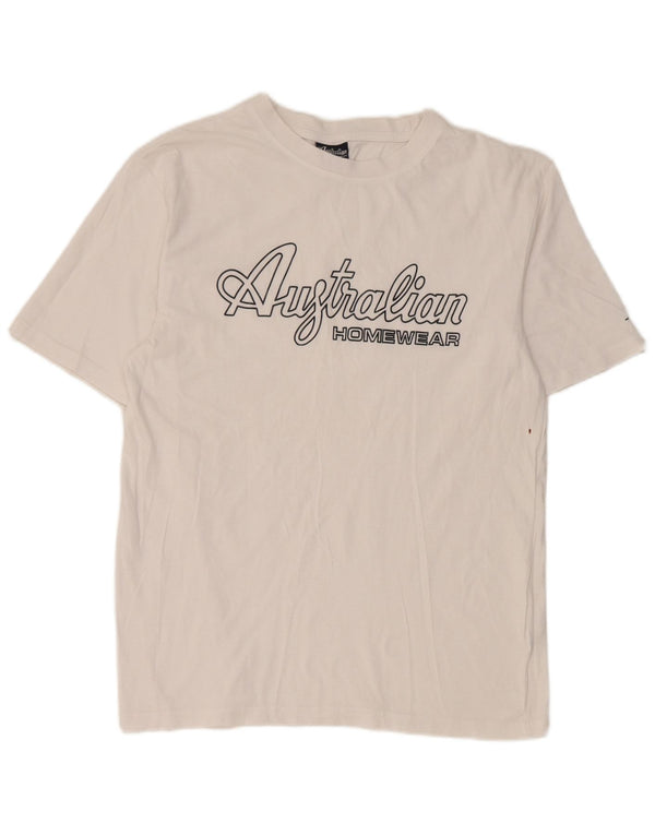 AUSTRALIAN L'ALPINA Camiseta gráfica para hombre Top grande blanco