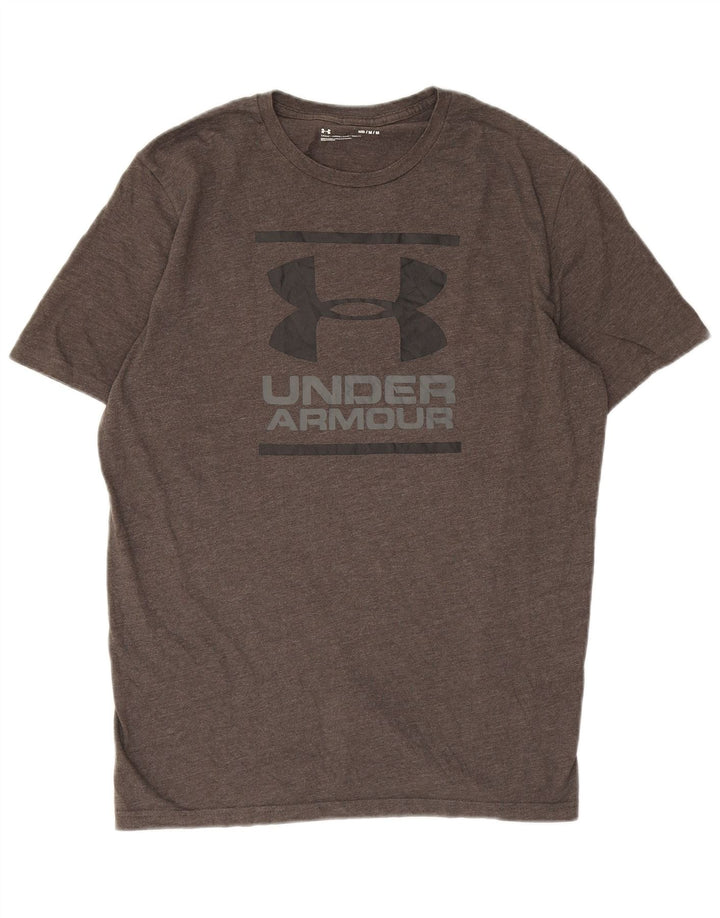 Under Armour Mens Graphic T-Shirt Top Medium Grey
