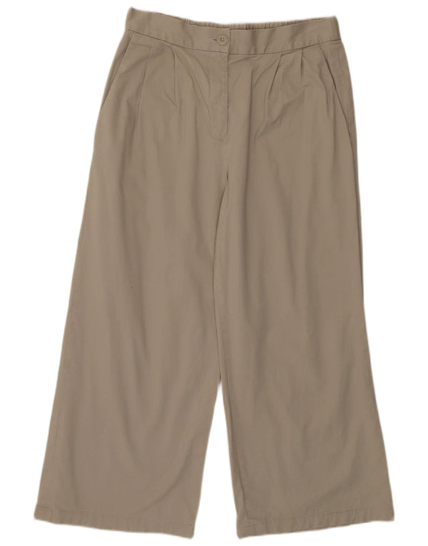 French Connection Womens Pegged Capri Trousers UK 10 Small W30 L24 Beige