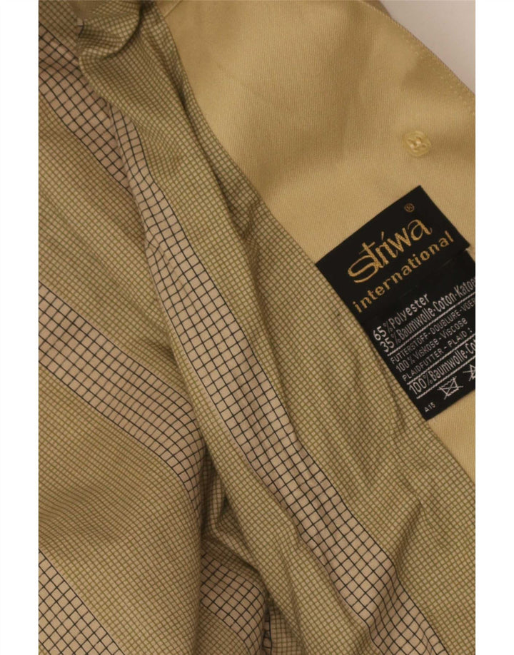 Striwa Womens Trench Coat UK 10 Pequeno Poliéster Bege