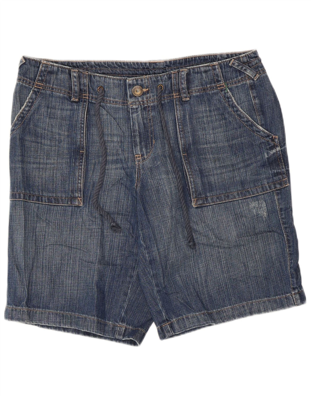Eddie Bauer Womens Denim Shorts US 12 Large W36  Blue Cotton