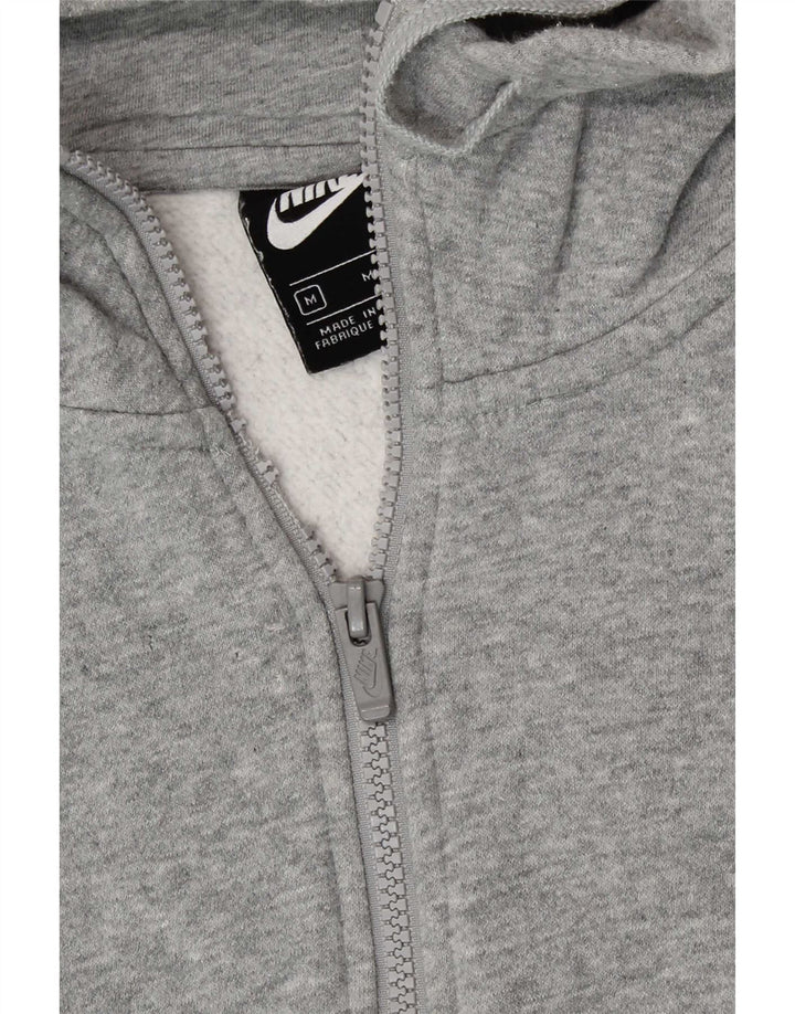 Nike hættetrøje med lynlås til mænd Medium Grey Flecked Bomuld