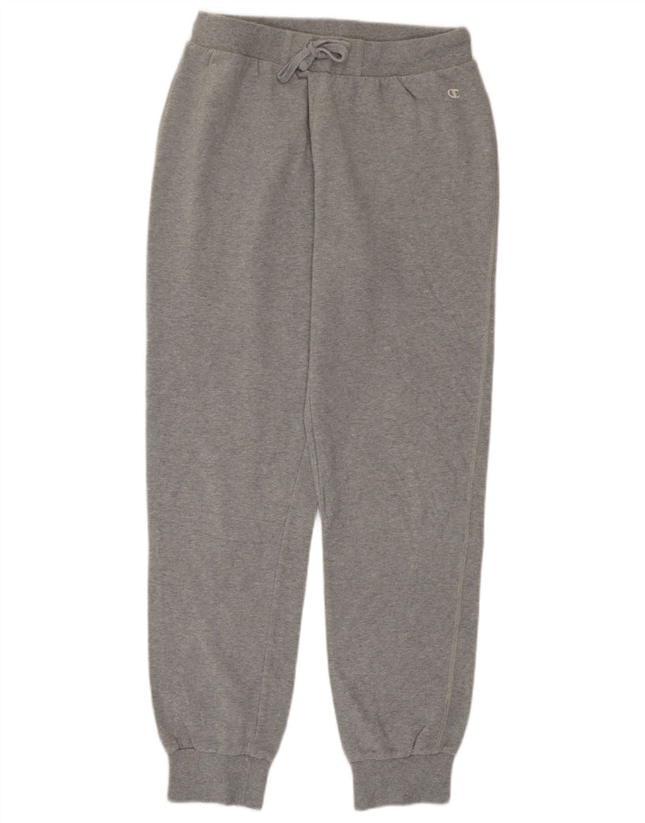 Champion Womens Tracksuit Trousers Joggers UK 12 Medium Grey