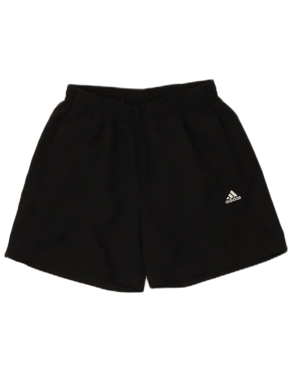 Adidas Boys Sport Shorts 15-16 Years Black Polyester