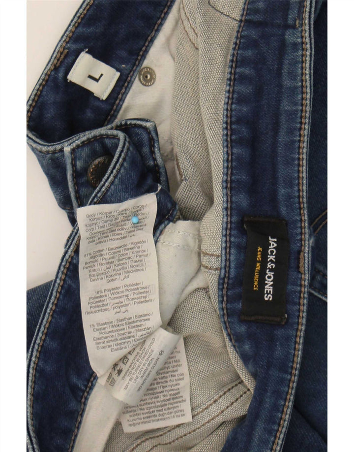 Pantaloncini di jeans da uomo Jack & Jones grandi W34 cotone blu