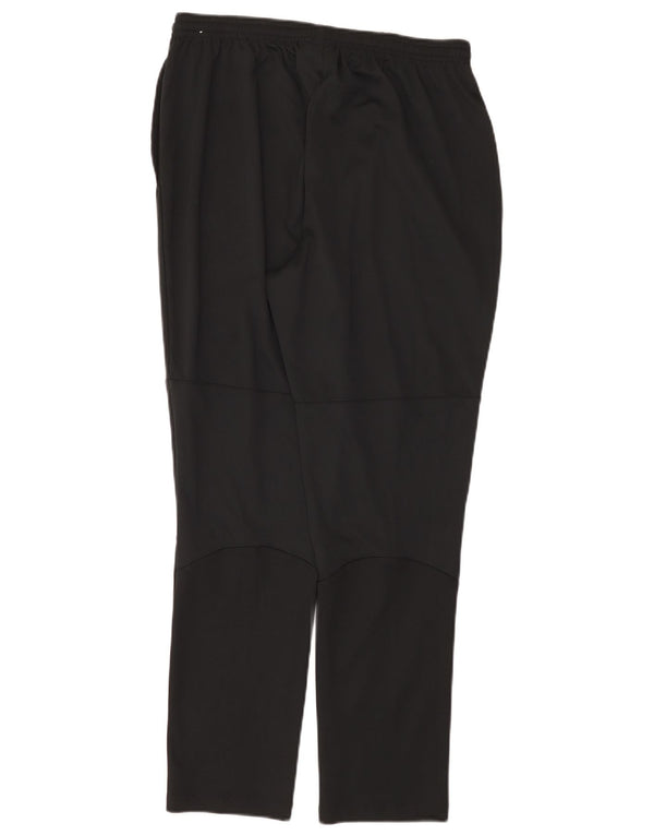 Nike Mens Dri Fit Tracksuit Trousers Large Black Polyester
