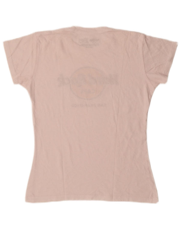 Hard Rock Cafe Mujer San Francisco Camiseta Gráfica Top UK 40 Medium Blanco