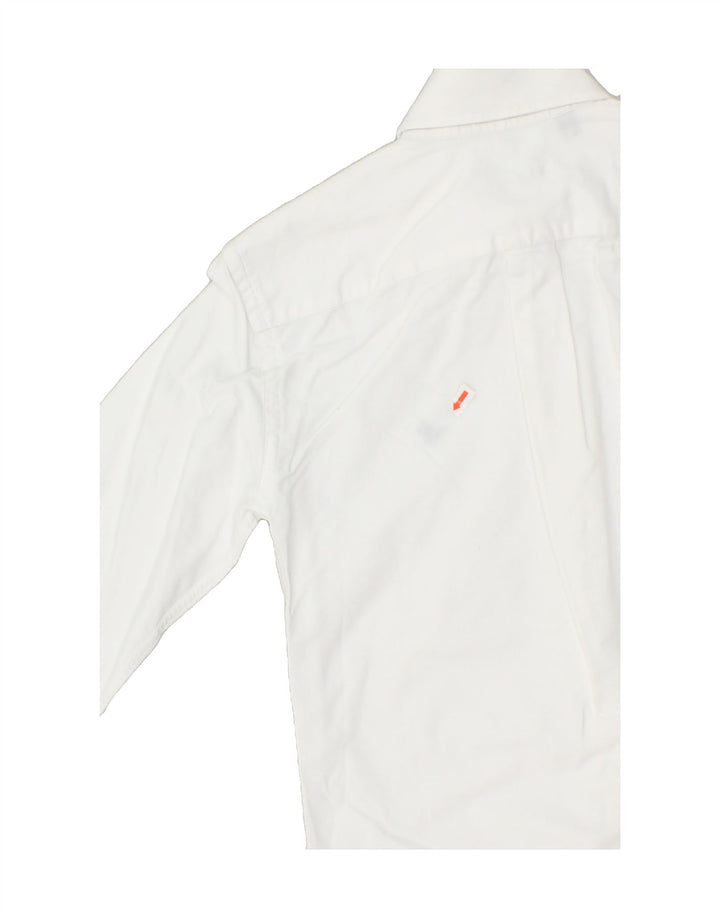 BROOKSFIELD Boys Shirt 7-8 Years White Vintage Brooksfield and Second-Hand Brooksfield from Messina Hembry 