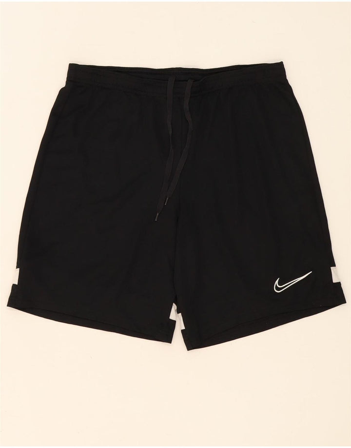 Nike Herre Dri Fit Sportshorts Medium Sort Flecked Polyester