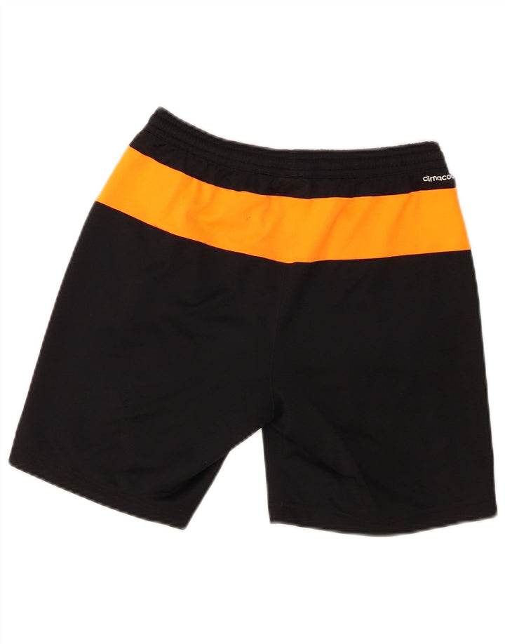 Adidas Boys Climacool Sport Shorts 11-12 Years Black Colourblock Polyester