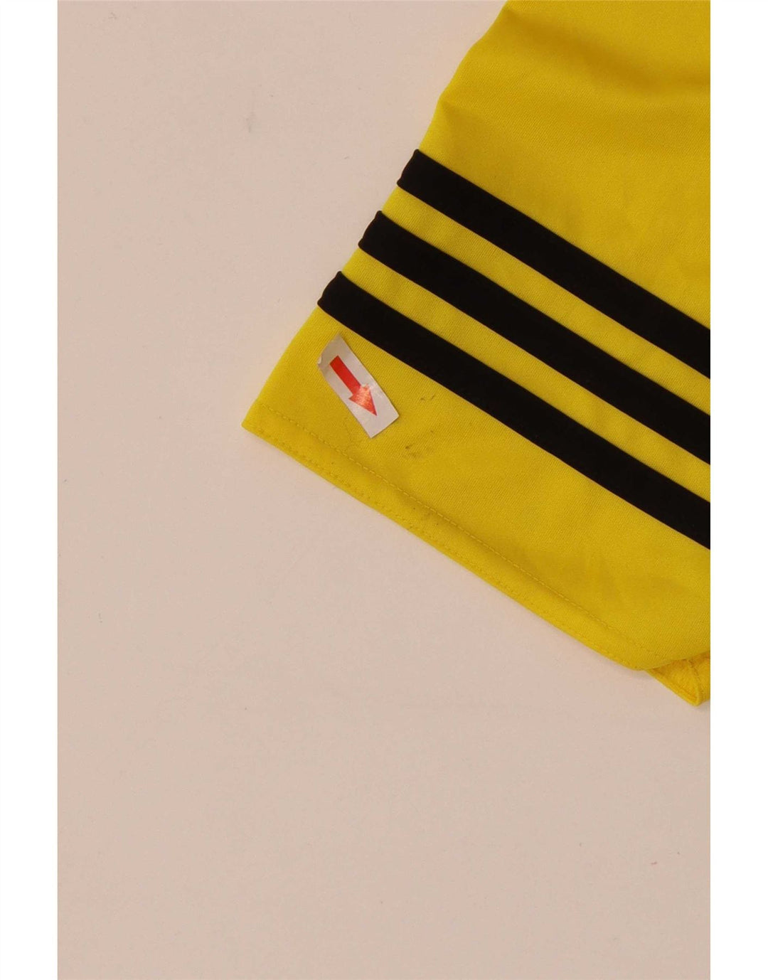 T-shirt Adidas Climalite da uomo Top piccola in poliestere giallo
