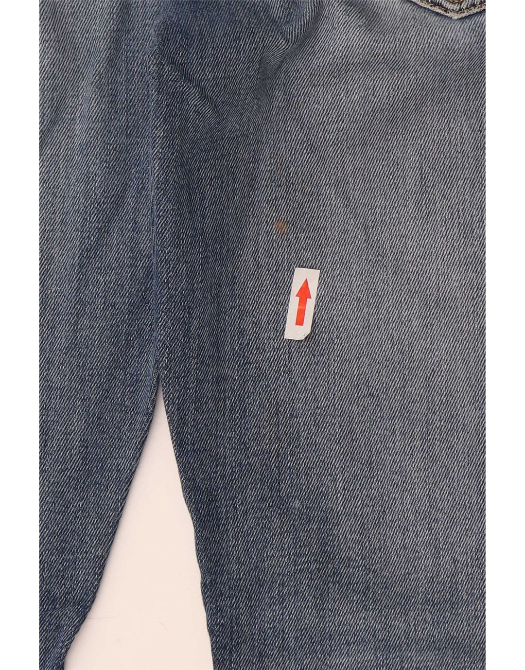 Jeans slim invecchiati da uomo Zara EU 42 Large W32 L26 Blu