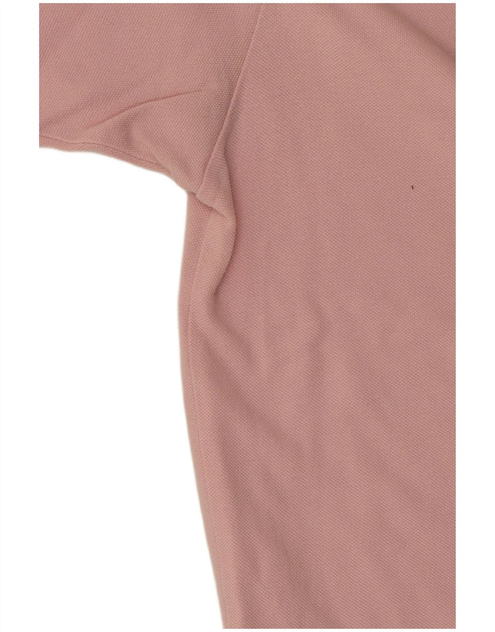 Wrangler Mens Polo Shirt XL Pink Cotton