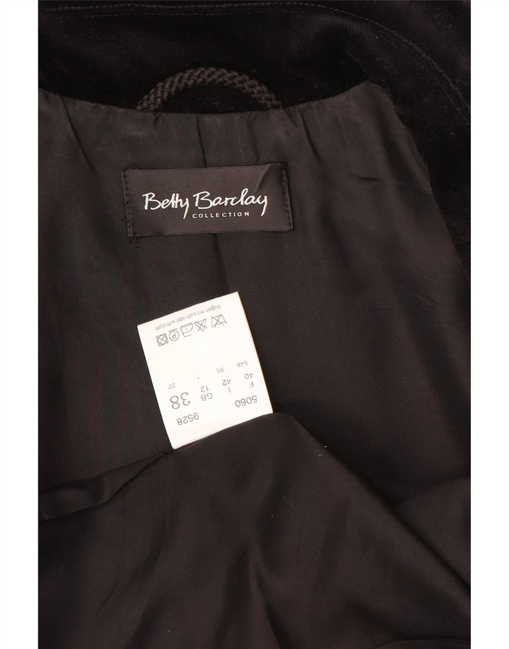 Betty Barclay Womens 3 Button Blazer Jacket UK 12 Medium Black Floral