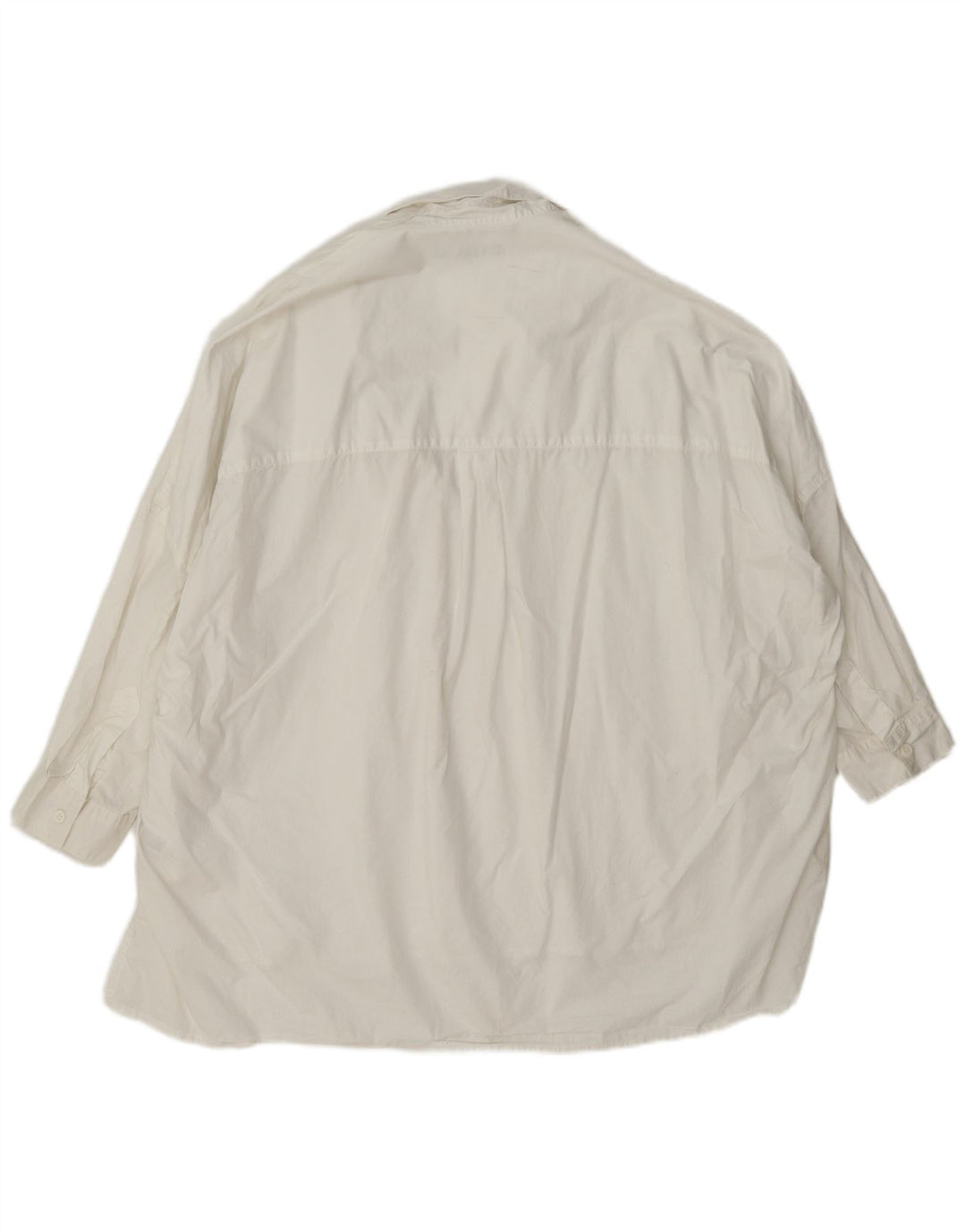 French Connection Chemise pull surdimensionnée à manches 3/4 pour femme UK 18 XL Blanc