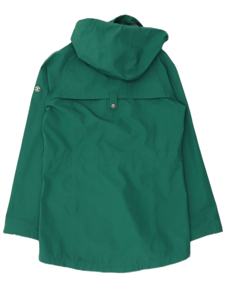 Barbour Regnjakke med hætte til kvinder UK 10 Lille grøn polyester