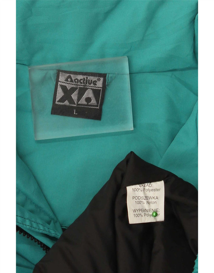 Aktiv Herre Loose Fit Anorak Skijakke UK 40 Stor Grøn Polyester
