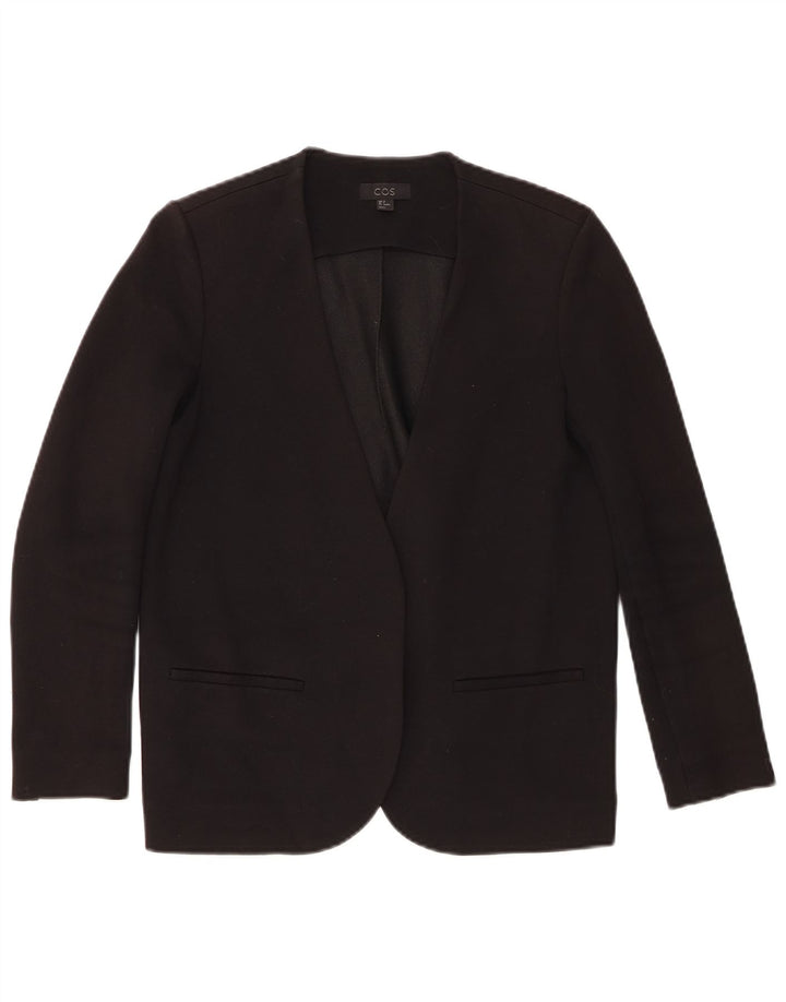 Jachetă Blazer deschisă pentru femei Cos EU 34 XS Viscoză neagră