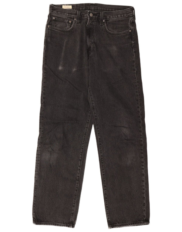 Levi's Donna 568 Jeans dritti vestibilità ampia W32 L31 Cotone nero