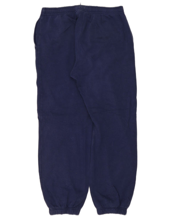 Kappa Mens Graphic Tracksuit Trousers Joggers Large Navy Blue Cotton
