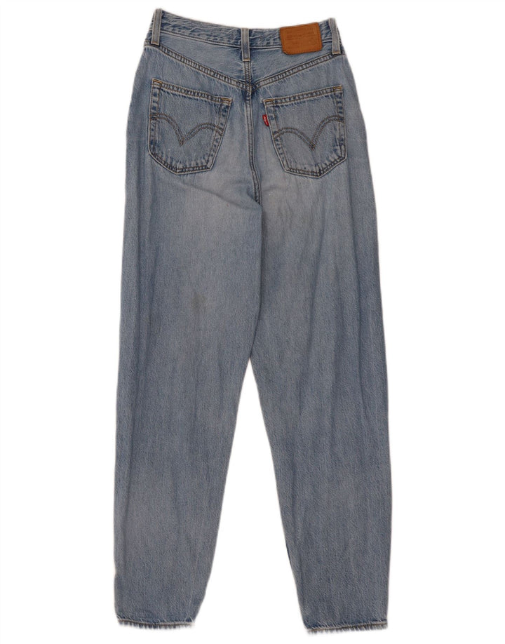 Blugi conici pentru femei Levi's W25 L29 Albastru