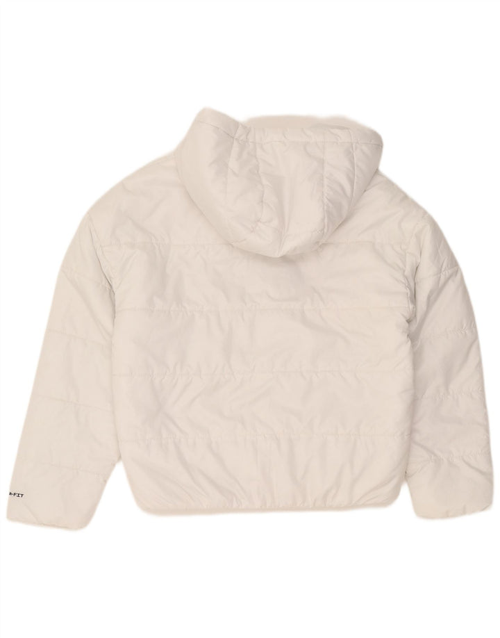 Nike Womens Therma-Fit Hooded Oversized Padded Jacket UK 10 Small White