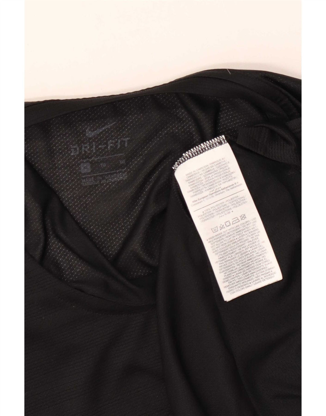 Canotta Nike Dri Fit da uomo XL XL poliestere gessato nero